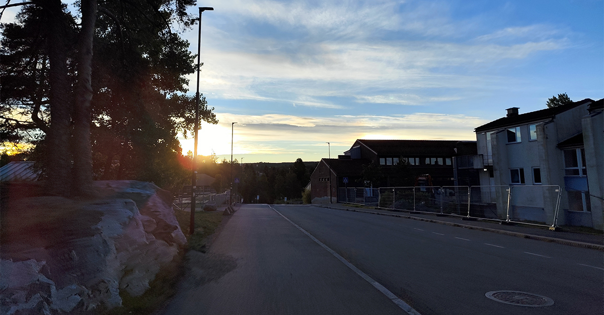 July Sunrise over Oppsal, Oslo, Norway